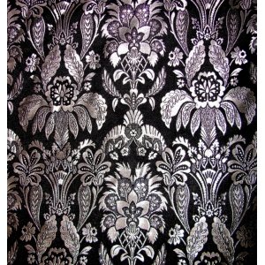 Ирисы (черная с серебром)